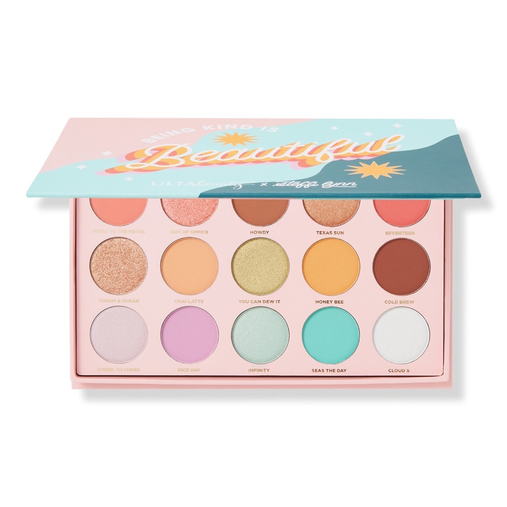 Barely Used Ulta Beauty x Steffi Lynn Being Kind Is Beautiful Eye Shadow Palette